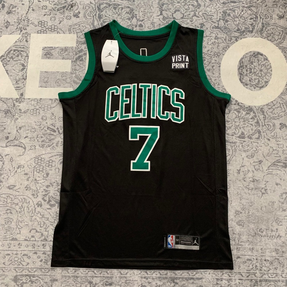 Jordan Jaylen Brown Celtics Jersey Mens 50 Black Statement Edition Swingman nwt